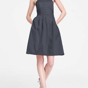 David's Bridal strapless dress